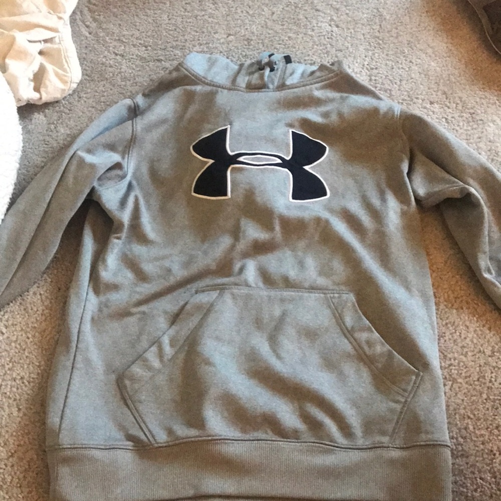 Under armour grey hoodie women’s